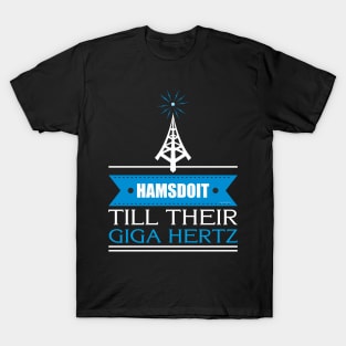 Im Radio Active Tower Music Antenna Ham Radio Funny HF T-Shirt